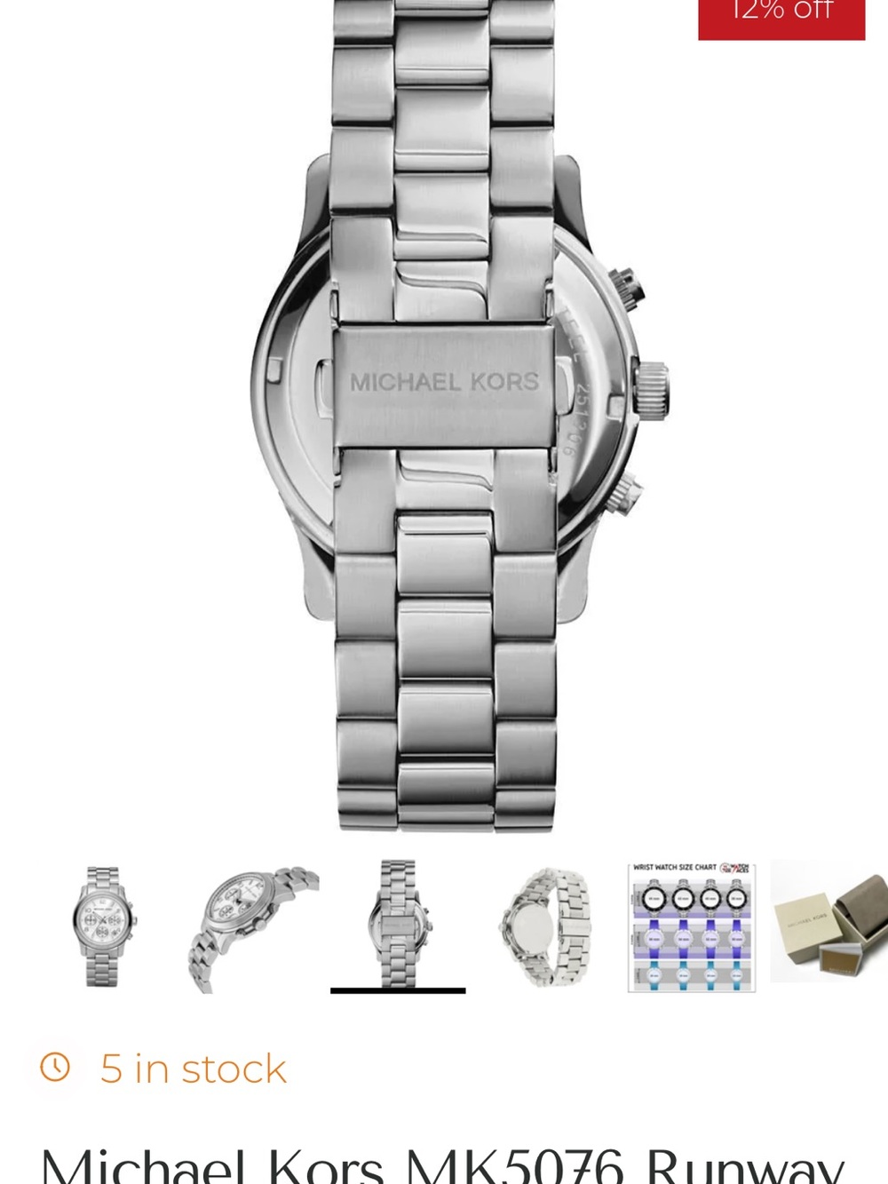 🩶MICHAEL KORS RUNWAY WATCH🩶 - Picture 9 of 10
